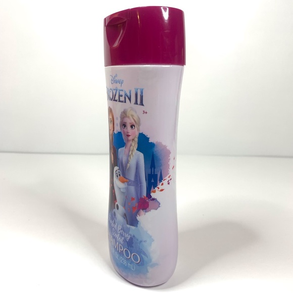 New ~ Disney Frozen II Frosted Berry Scented Kid's Shampoo, Net 8 Fl.oz. (236ml) - Picture 3 of 5